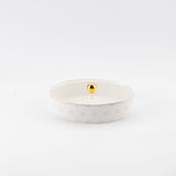 Atheer - Medium Decorative Canister - White & Gold