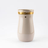 Atheer - Large Decorative Vase - Beige & Gold