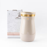 Atheer - Large Decorative Vase - Beige & Gold