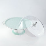 Asala - Cake Set (9-Pc) - Teal & Silver