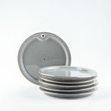 Asala - Dessert Serving Plates - Grey & Gold