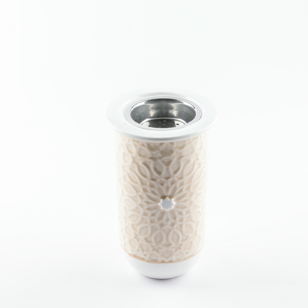 Asala - Incense Burner - Beige & Silver