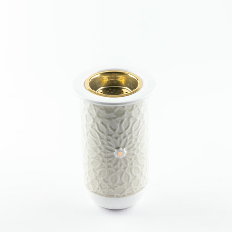 Asala - Incense Burner - Beige & Gold