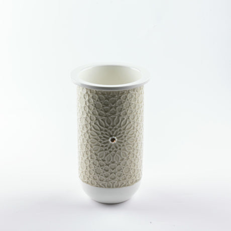 Asala - Medium Decorative Vase - Beige & Gold