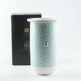 Asala - Large Decorative Vase - Teal & Silver