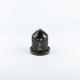 Jiwar - Small Lantern Candle Holder - Black & Gold