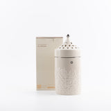 Jiwar - Incense Burner - Beige & Silver