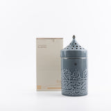 Jiwar - Incense Burner - Haze Blue & Silver