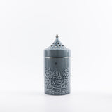 Jiwar - Incense Burner - Haze Blue & Silver