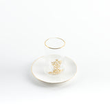 Naqsh - Tea Set (12-Pc) - White & Gold