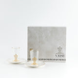 Naqsh - Tea Set (12-Pc) - White & Gold