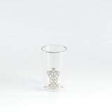 Naqsh - Tea Set (12-Pc) - White & Silver