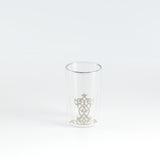 Naqsh - Tea Set (12-Pc) - White & Silver