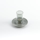 Naqsh - Tea Set (12-Pc) - Grey & Silver