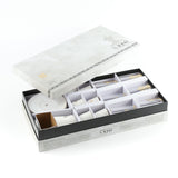 Naqsh - Tea Set (19-Pc) - White & Gold