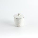 Naqsh - Tea Set (19-Pc) - White & Silver
