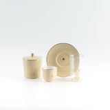 Naqsh - Tea Set (19-Pc) - Ivory & Gold