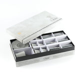 Naqsh - Tea Set (19-Pc) - Grey & Silver