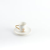 Naqsh - Espresso/Turkish Coffee Set (12-Pc)-White & Gold
