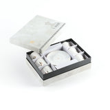 Naqsh - Espresso/Turkish Coffee Set (12-Pc)-White & Gold