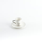 Naqsh - Espresso/Turkish Coffee Set (12-Pc)-White & Silver