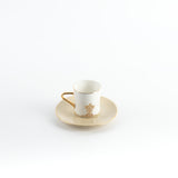Naqsh - Espresso/Turkish Coffee Set (12-Pc)-Ivory & Gold
