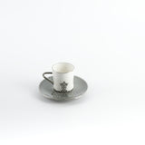 Naqsh - Espresso/Turkish Coffee Set (12-Pc)-Grey & Silver