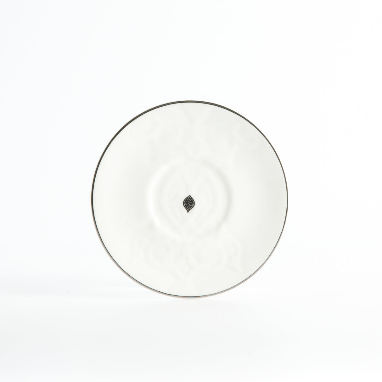 Naqsh - Cappuccino Set (12-Pc) -White & Silver