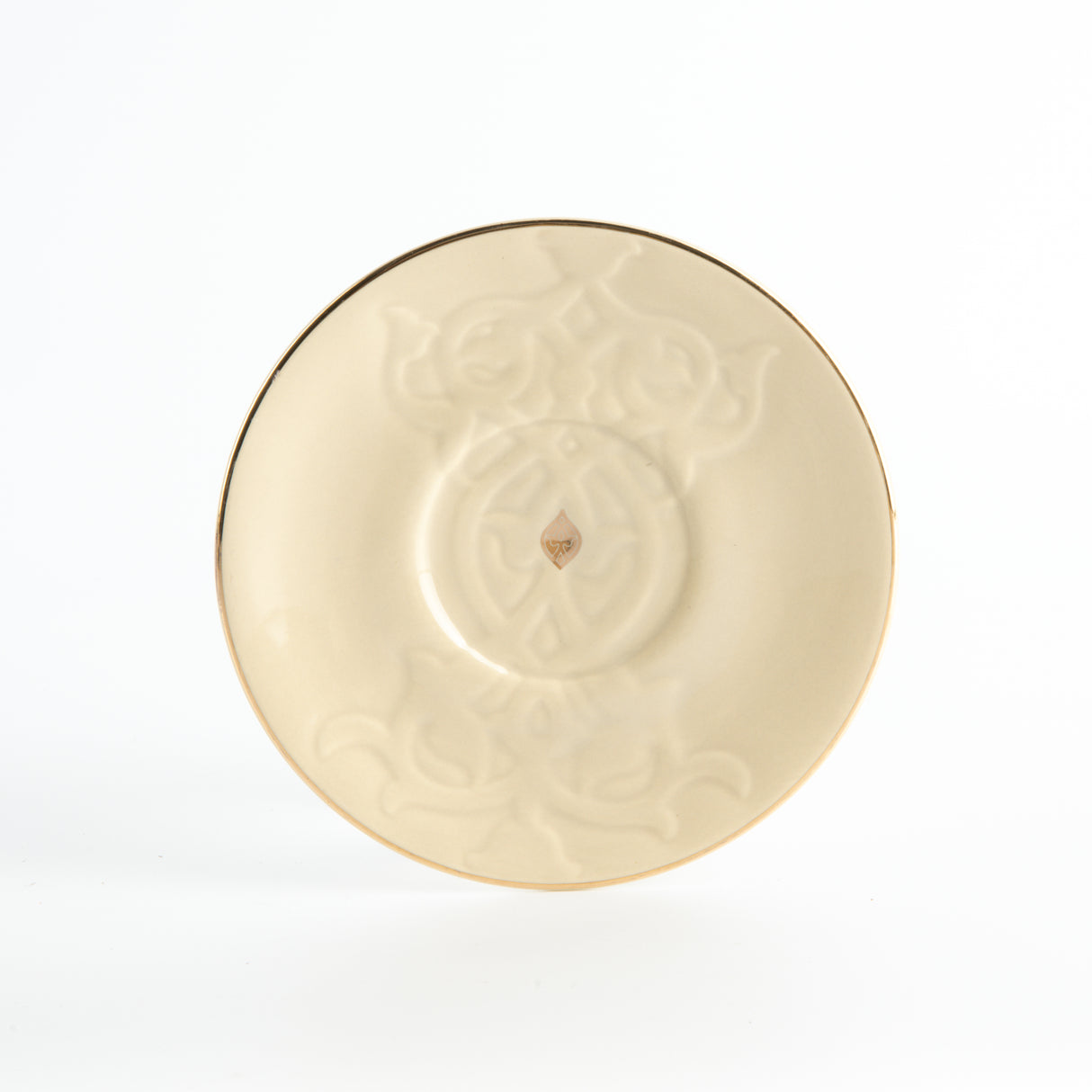 Naqsh - Cappuccino Set (12-Pc) -Ivory & Gold