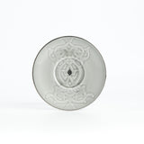 Naqsh - Cappuccino Set (12-Pc) -Grey & Silver