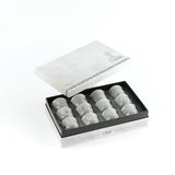 Naqsh - Arabic Coffee Cups (12-Pc)- Grey & Silver