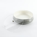 Naqsh - Large Decorative Canister - Grey & Silver