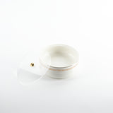 Naqsh - Medium Decorative Canister - White & Gold