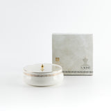 Naqsh - Medium Decorative Canister - White & Gold