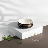 Naqsh - Medium Decorative Canister - Black & Gold