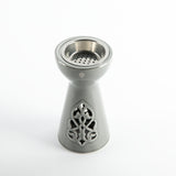 Naqsh - Incense Burner - Grey & Silver