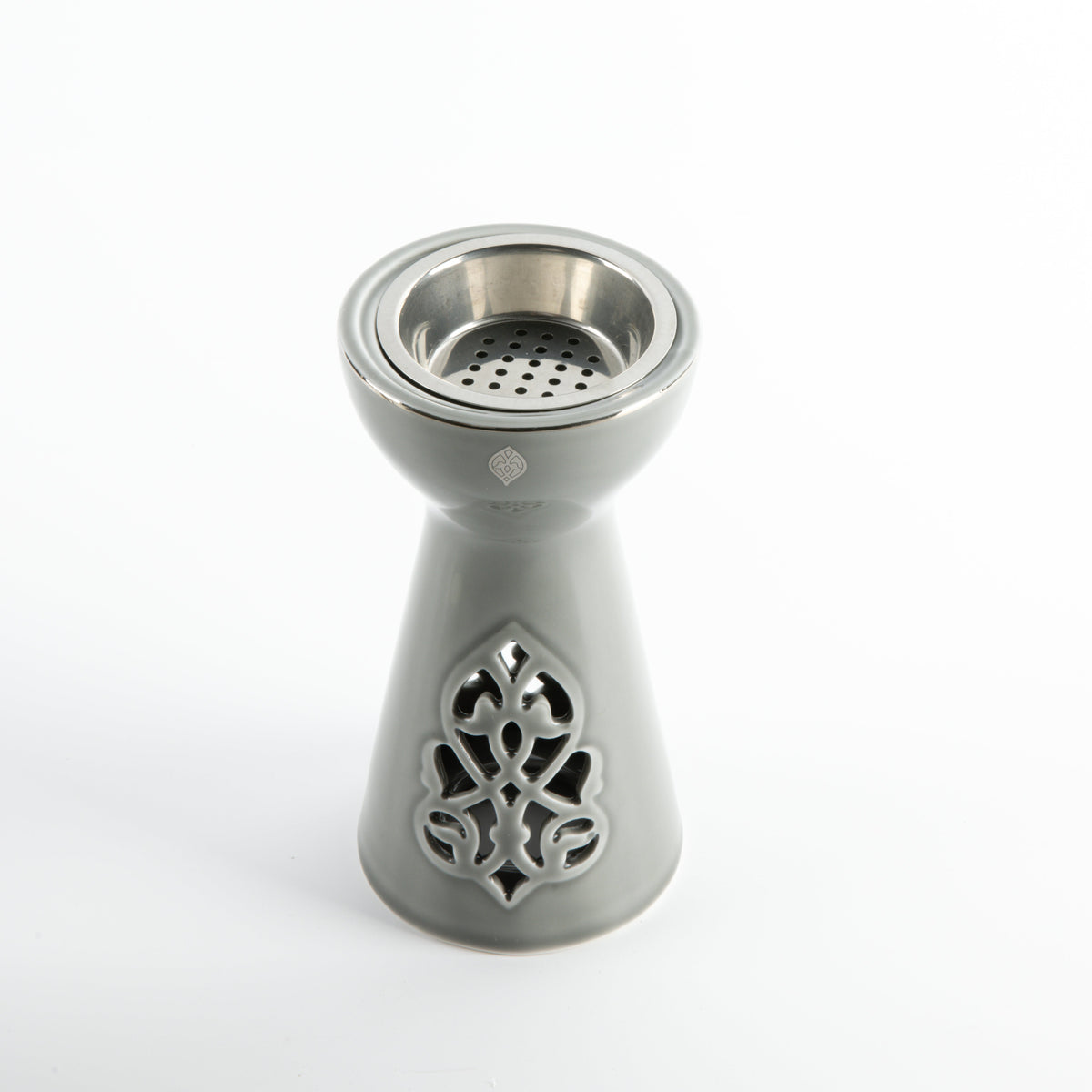Naqsh - Incense Burner - Grey & Silver