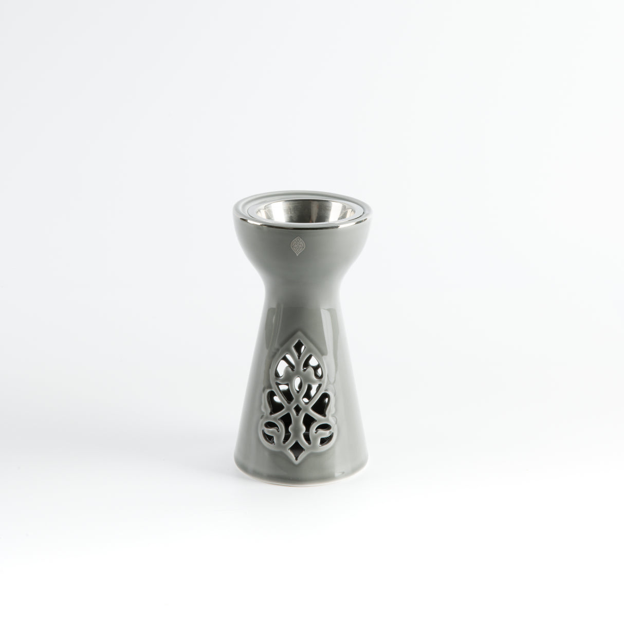 Naqsh - Incense Burner - Grey & Silver