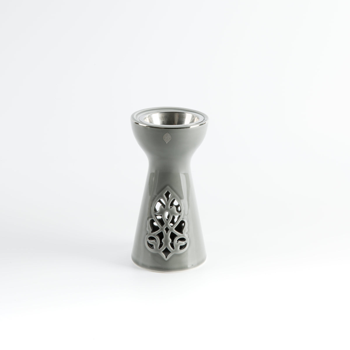 Naqsh - Incense Burner - Grey & Silver