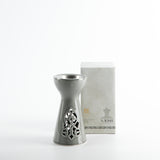 Naqsh - Incense Burner - Grey & Silver