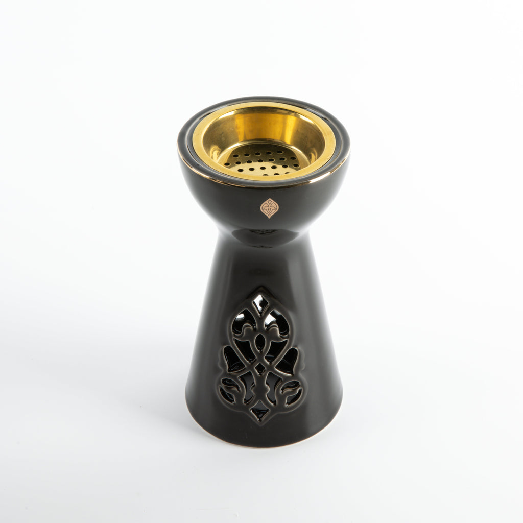 Naqsh - Incense Burner - Black & Gold