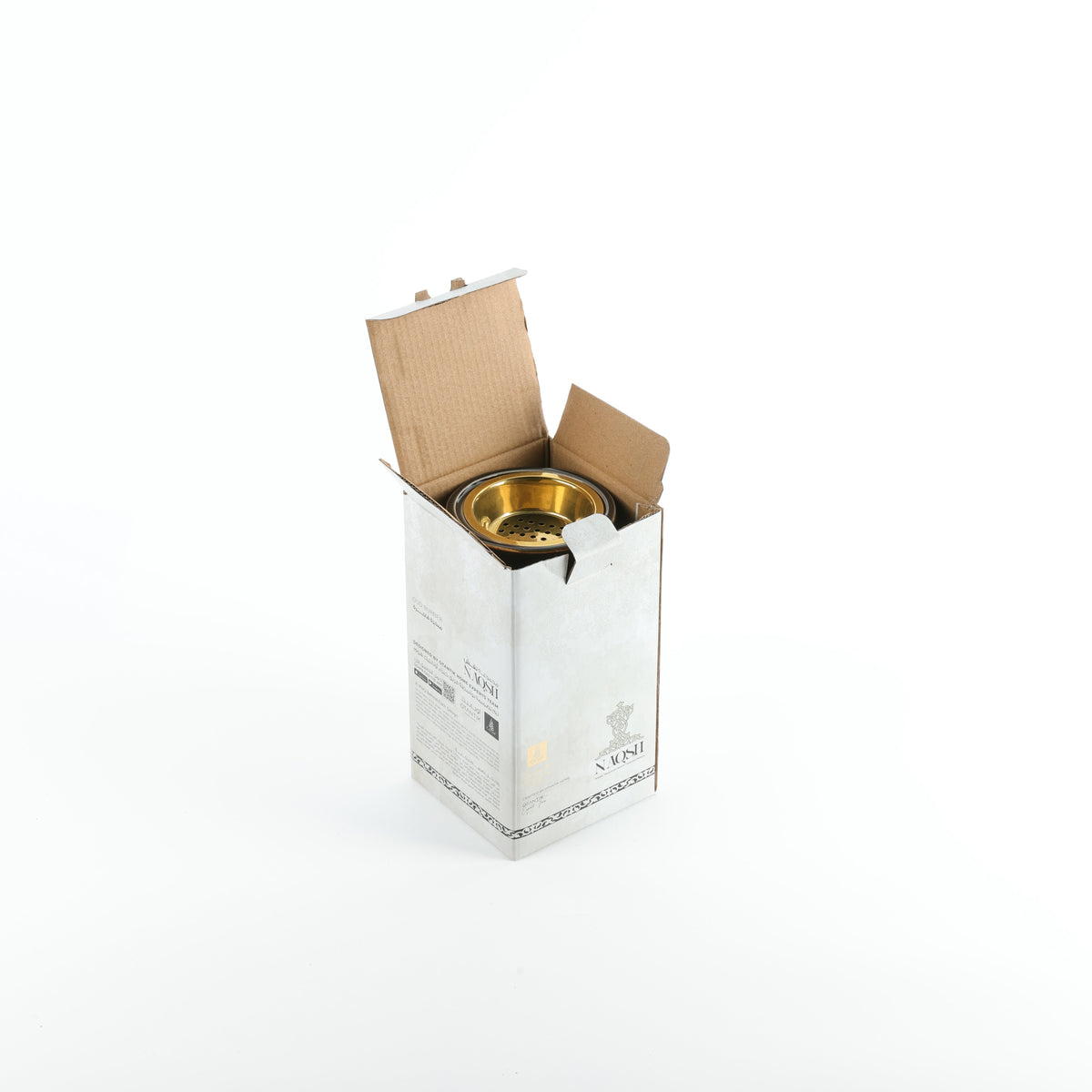 Naqsh - Incense Burner - Black & Gold