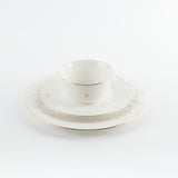 Naqsh - Dinner Set (18-Pc) - White & Gold