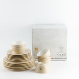 Naqsh - Dinner Set (18-Pc) - Ivory & Gold