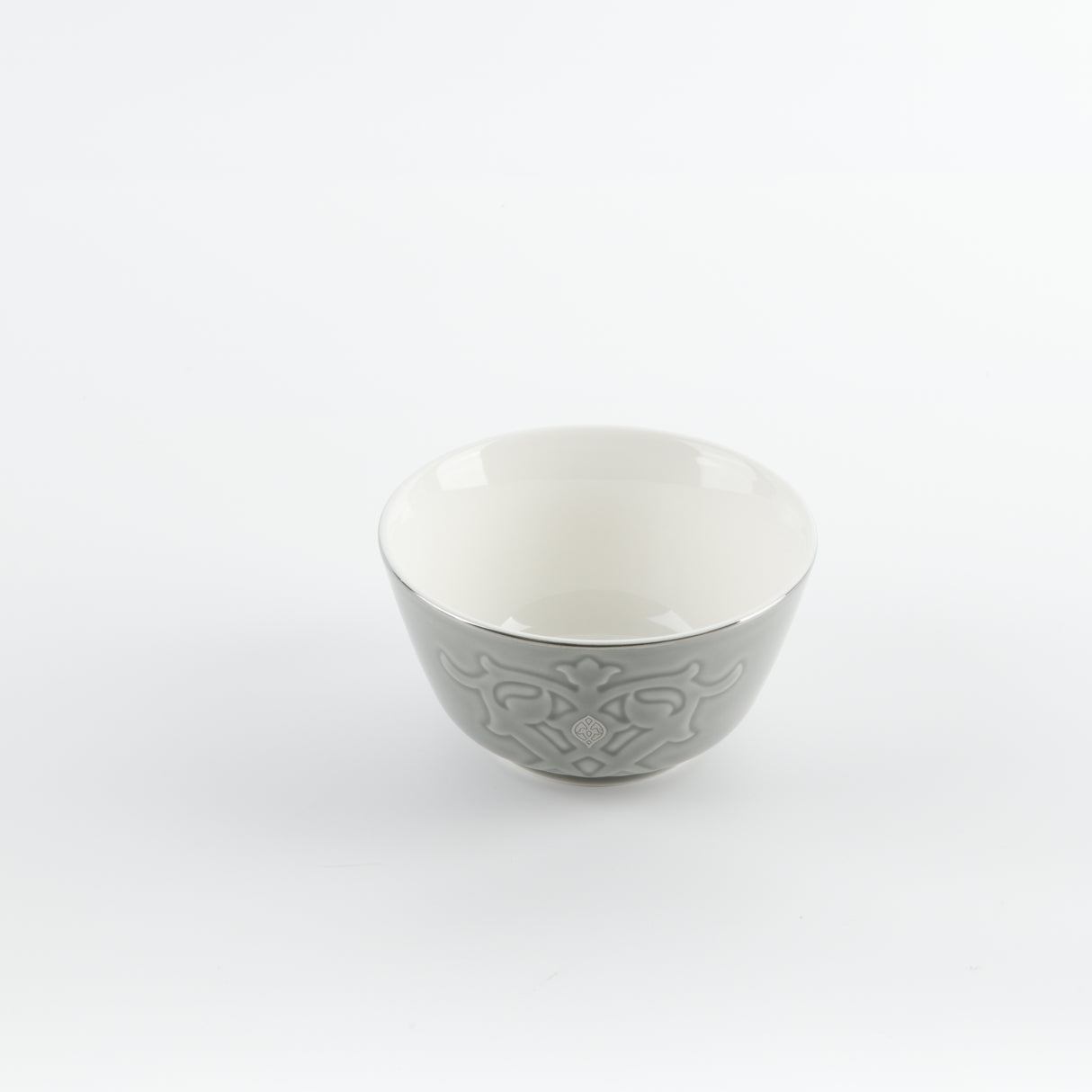 Naqsh - Dinner Set (18-Pc) - Grey & Silver
