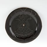 Naqsh -  Dinner Set (18-Pc) - Black & Gold