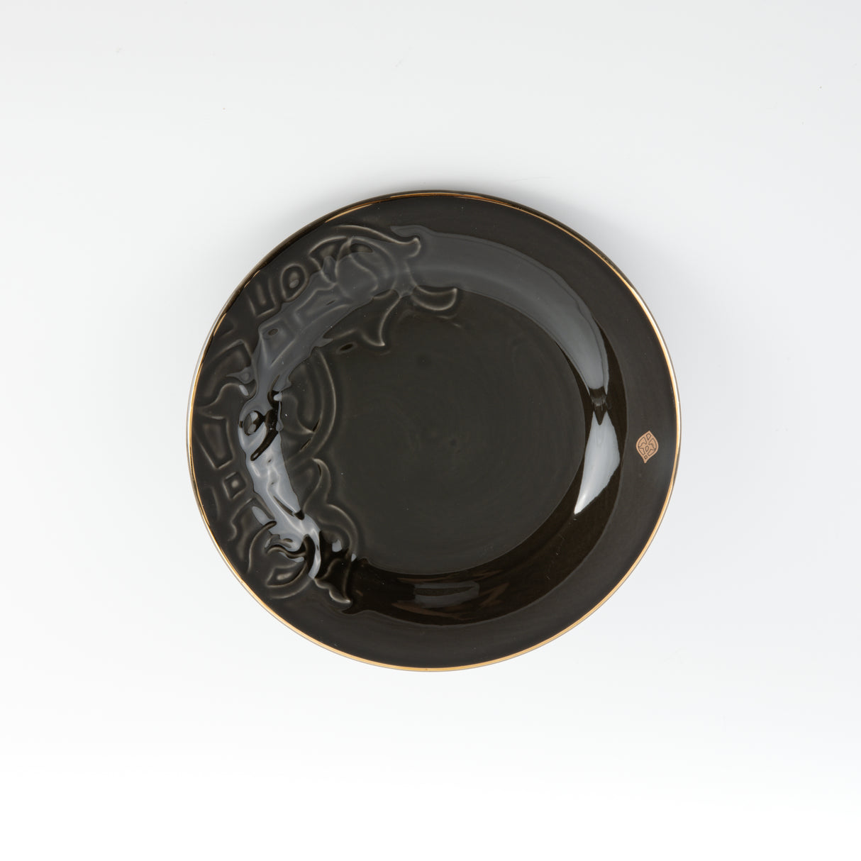 Naqsh -  Dinner Set (18-Pc) - Black & Gold