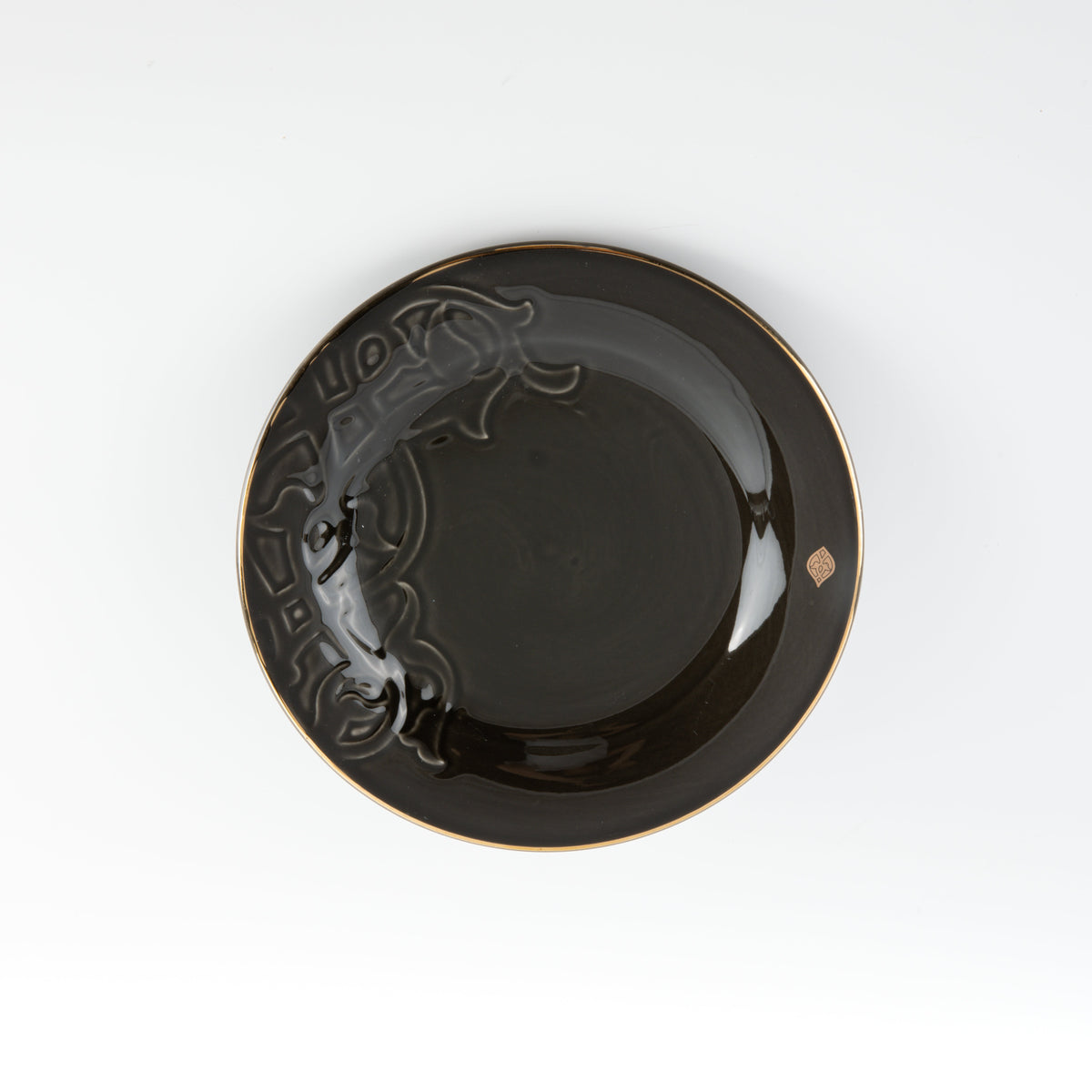 Naqsh -  Dinner Set (18-Pc) - Black & Gold
