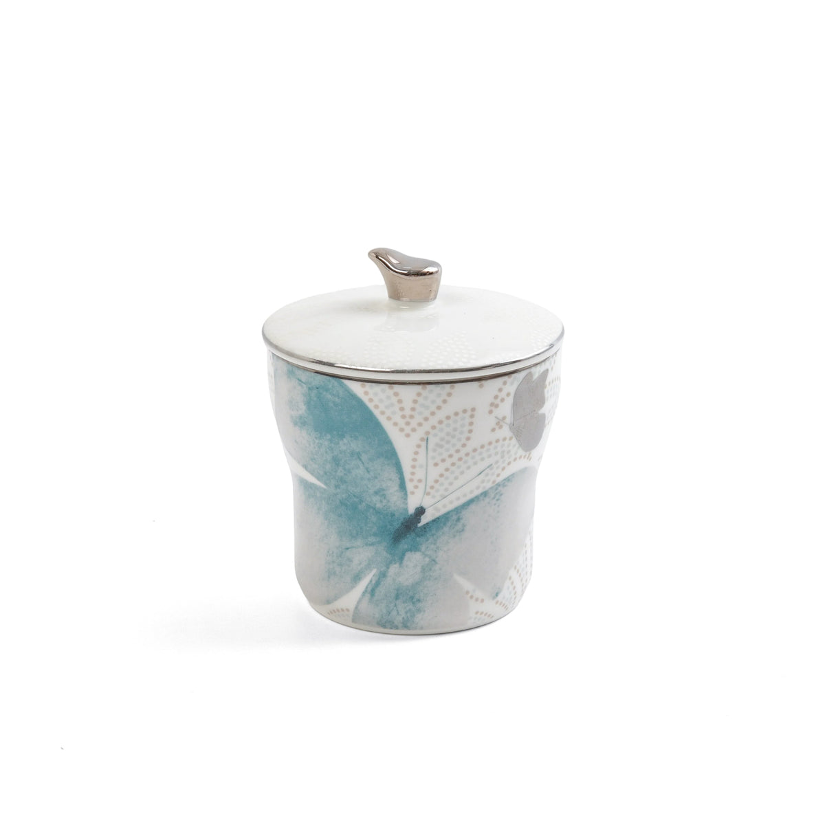 Veloura - Tea Set (19-Pc) - Blue & Silver