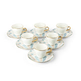 Luxury Amal Coffee Duo (Set of 2)-Blue & Gold